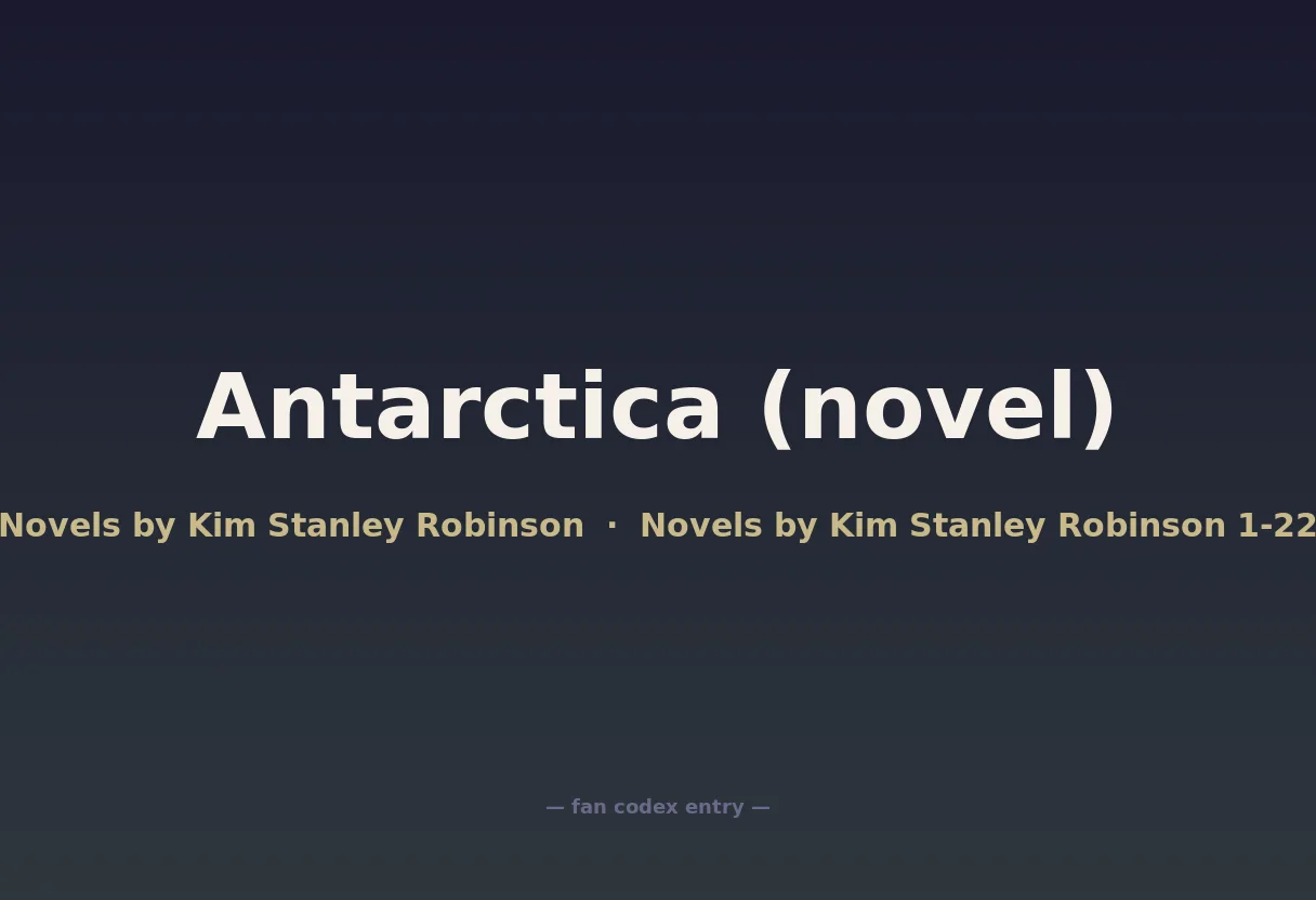 Antarctica (novel)
