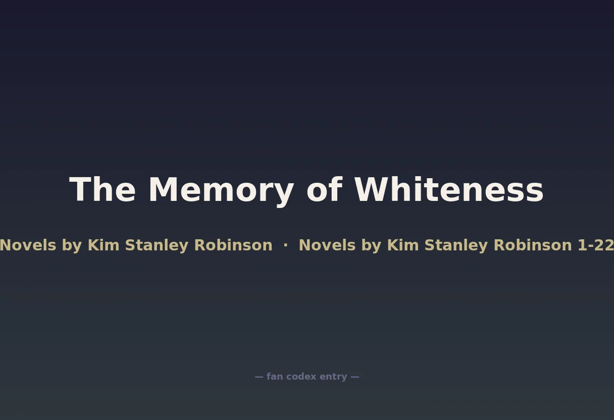 The Memory of Whiteness